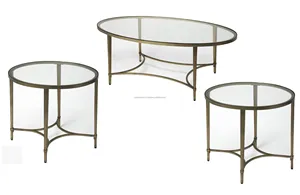 โต๊ะกาแฟหรูหราทันสมัย โครงโลหะสีทอง ทำด้วยมือ เป็นมิตรกับสิ่งแวดล้อม มีสินค้าพร้อมส่ง ปรับความสูงได้ ท็อปไม้ สำหรับห้องนั่งเล่น โฮมออฟฟิศ - Product Image 2