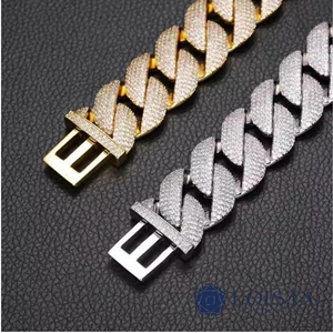 IGI Certified Lab Grown Diamond Hip Hop Cuban Link <b>Chain</b> Necklace In Gold <b>Iced</b> <b>Out</b> <b>Chain</b> for Men - Product Image 5