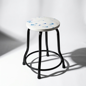 Recycled <b>Plastic</b> Foldable Stackable Modern Living Room <b>Stool</b>-Eco-Friendly Durable Home Furniture - Product Image 3