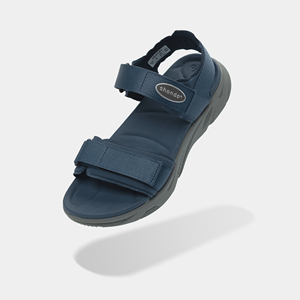 Sandalias Deportivas Casuales para Hombre, Diseño de Tiras Cruzadas, Punta Abierta, Ligeras, EVA, Azul Oscuro, Cómodas - Product Image 3