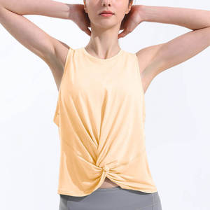 Hauts unisexes rouges à taille haute, ajustés, respirants, anti-humidité, avec taille élastique, couleur unie, pour printemps, été, automne, avec logo - Product Image 4