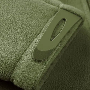 Veste softshell homme vert olive, manches longues, coupe-vent, pour l'extérieur, automne - Product Image 4