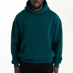 Custom Men Hoodie Fleece Pullover With Pockets <b>Sweatshirt</b> Winter Cotton Streetwear OEM Wholesale - Product Image 1