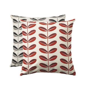 Cojín de Algodón Tejido de Estilo Nórdico, Tela Suave y Transpirable con Estampado, Almohada Decorativa Elegante para Sofá Cama de Lujo, Diseño de Interiores - Product Image 1
