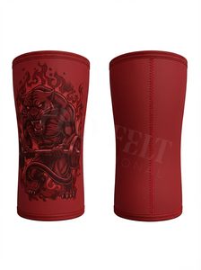 Genouillère de Compression en Néoprène Souple pour Fitness et Musculation, Design Personnalisé Panthère, Unisexe, Soutien Durable, Épaisseur 7mm - Product Image 3