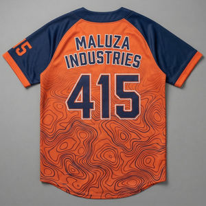 Camiseta de Béisbol Sublimada Personalizada, Impresión de Alta Definición, Tinta Ecológica, Ropa Deportiva para Equipos, Proveedor Mayorista - Product Image 3