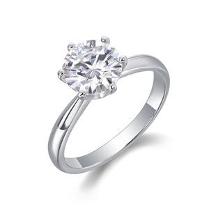 <b>Indian</b> Manufacture Handmade Moissanite Diamond <b>Ring</b> for Daily Wear and Special Occasions Available for Bulk Quantity - Product Image 6