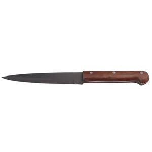 Cuchillo de Chef de Acero Inoxidable con Mango de Madera Marrón, Hoja Larga para Cortar Carne, Cuchillo de Carnicero, Herramienta de Corte Profesional para Cocina - Product Image 4