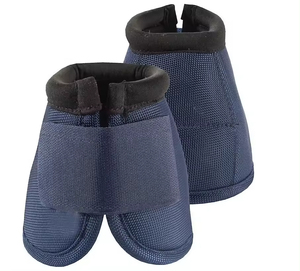 Horse Riding Bell Boots Premium <b>Equestrian</b> Horse Gear with Flexible Hoof Protection for Riding Training and Competition - Product Image 6