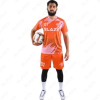 Baju olahraga seragam sepakbola, baju sepak bola kualitas tinggi, pakaian olahraga kaki untuk 25-26