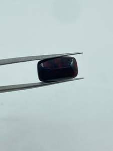 Opale noire naturelle solide, cabochon feu éclatant, haute qualité, rectangulaire, fabriqué en Inde, meilleur prix pour la fabrication de bijoux - Product Image 2