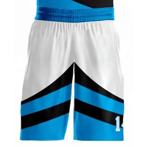 Advanced Custom Basketball Uniform V-Neck Sleeveless Sublimated Print White Blue Black Team Name 14 Adult Unisex <b>Athletic</b> Wear - Product Image 3