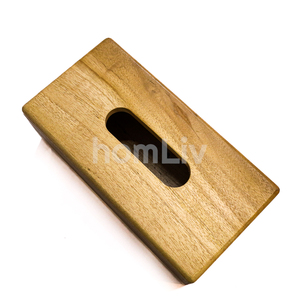 <b>Teak</b> Wood Tissue Box Rectangular Napkin Holder Handmade Natural Wooden Tissue Case for Living Room Coffee <b>Table</b> Home Office - Product Image 5