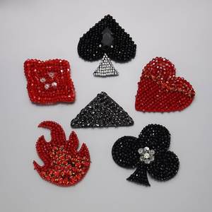 Élégant patch brodé à la main en perles de coton de NOVA STAR CRAFT pour vêtements féminins - Taille, couleur et design personnalisés - Product Image 2