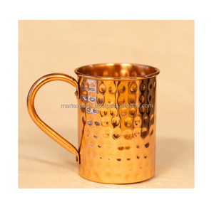 Ceramic Travel Mugs Glasses 20oz for Moscow Mule Cocktails Water or Juice with Natural Antibacterial Ayurvedic Health Benefits - Product Image 2