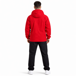 Veste à capuche personnalisée pour homme, imperméable, légère, coupe-vent, streetwear, fournisseur en gros OEM, vestes pour homme - Product Image 4