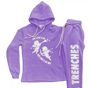 Personalizado de los hombres de talla grande de gran tamaño Jogger ropa deportiva transpirable sólido con capucha cuello Tech Fleece algodón chándal Puff primavera - Product Image 4