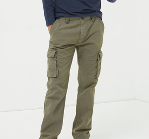 Pantalon cargo pour homme en toile de coton, style tactique, ample, décontracté, pour la randonnée et les activités de plein air, logo personnalisé, vente en gros - Product Image 2