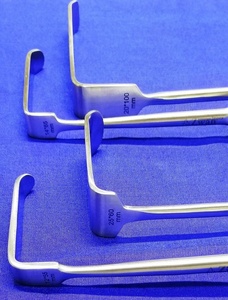 Surgical <b>Handheld</b> Blunt Lengenback Tissue Retractors Set Of 4Pcs Manual Orthopedic Instrument Class I For Surgical Operation - Product Image 1