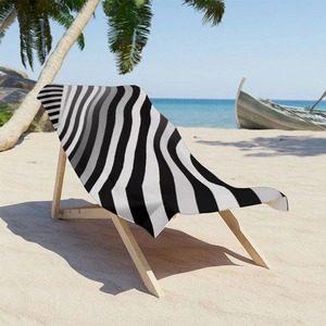 Serviette de plage en coton de style turc personnalisée avec design ODM, séchage rapide, caractéristiques écologiques, pour l'été - Product Image 3