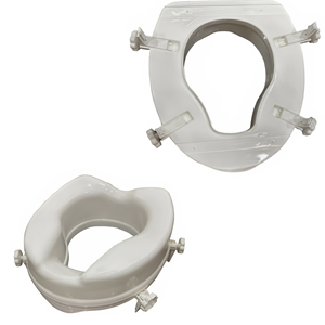 Elevador de asiento de inodoro ajustable de plástico sin tapa, elevación de 6 pulgadas para uso en baño - Product Image 3