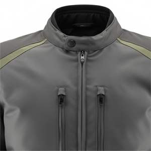 Veste de moto en cuir imprimé de haute qualité personnalisée avec airbag en Cordura pour la course automobile - Imperméable et respirante - Product Image 6