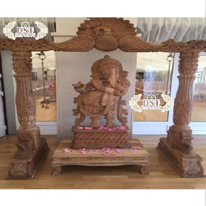 Wedding <b>Wooden</b> Peacock Welcome <b>Gate</b> & Ganesha Gorgeous Peacock Wedding Mandap <b>Gate</b> Wedding Entrance <b>Gate</b> <b>Arch</b> <b>with</b> Ganesha - Product Image 1