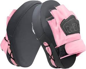 Pink Black PU Breathable Boxing Target Pad Durable <b>Training</b> Equipment for Kickboxing and Boxing Practice All Seasons - Product Image 2