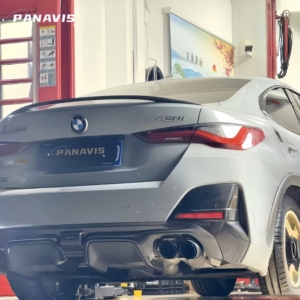 PANAVIS Dry Carbon Fiber Rear Trunk Spoiler Wing for BMW 4 Series G26 4-Door Gran Coupe 2021-2025 - Product Image 4