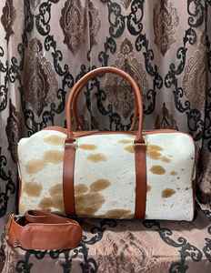 Bolsa de Viaje de Cuero Genuino, Ligera, Hecha a Mano, con Cierre, Multifuncional, Unisex, Estilo Vintage, Grande - Product Image 2