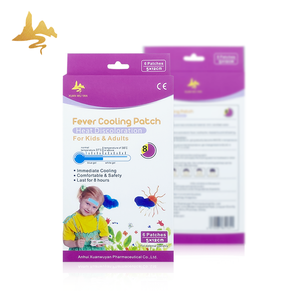 カスタマイズ製品コールドパック熱変色ハイドロゲルクールパッド赤ちゃんと大人の額発熱冷却ジェルパッチ - Product Image 1