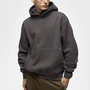 Sudadera con Capucha Extra Grande para Hombre con Logotipo Personalizado, Sudadera Deportiva de Alta Calidad con Estampado Puff Desgastado y Forro Polar Grueso - Product Image 1