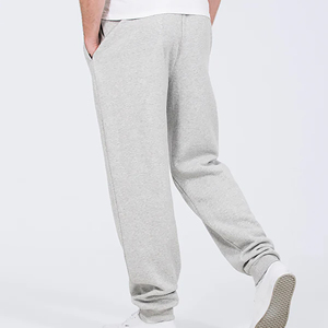 Pantalon de jogging personnalisé pour homme, unisexe, en coton noir, avec cordon de serrage, coupe décontractée, fabrication 3D, pantalon vierge - Product Image 2