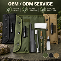 Kit de nettoyage universel durable pour armes à feu : brosses, bâtons, bouteille d'huile, ensemble d'entretien portable et étanche pour l'extérieur