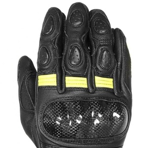 Gants de moto sportifs de haute qualité, design personnalisé en gros, logo personnalisé, gants longs en cuir pour la course à moto - Product Image 3