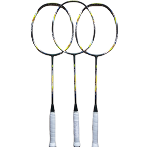 Raquettes de badminton professionnelles Konmat Sports entièrement en carbone 9U/58g 30LBS Haute tension Poignée rigide et manche en graphite Matériel PU - Product Image 1