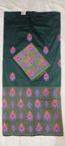 Nuevo y Espectacular George Wrapper Nigeriano de Moda con Diseño de Patrón Floral en Tela de Tafetán de Seda para Eventos Especiales - Product Image 6