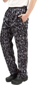 Pantalon de travail unisexe en coton thermique respirant à taille haute élastique personnalisé pour les travailleurs - Product Image 3