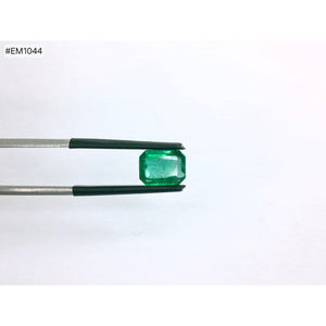 Émeraude naturelle zambienne, taille octogonale facettée, 2,17 ct, haute qualité, pierre précieuse en vrac pour la fabrication de bijoux - Product Image 1