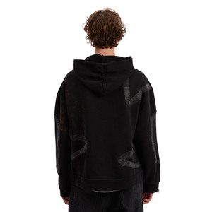 Sweat à capuche de haute qualité 100% coton, coupe classique, avec poche, logo imprimé par transfert thermique, tissu polaire épais, pour homme - Product Image 2