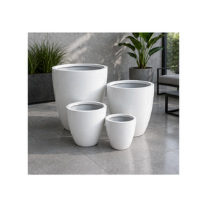 Macetas de Fibra de Vidrio Ecológicas, Duraderas, Ligeras y de Alta Calidad, en Varios Tamaños, Buen Precio, para Interiores/Exteriores - Product Image 1