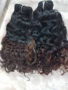 Cabello Humano Rizado Indio, Textura Virgen Natural, Rizos Suaves y Voluminosos, Negro Natural, Sin Enredos, Acabado Liso - Product Image 2