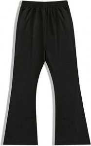 Pantalones Deportivos 100% Algodón para Hombre, Pantalones Deportivos de Forro Polar Grueso, Estilo Urbano, Cintura con Cordón, Pantalones Deportivos Holgados con Logotipo Personalizado - Product Image 5