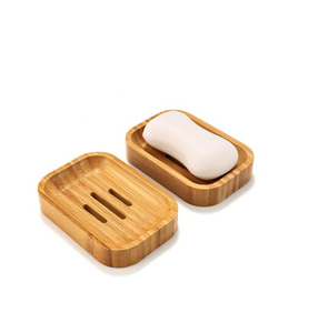 High Quality Luxury Two-piece Eco-Friendly Wood <b>Soap</b> Holder for Kitchen and Bathroom Sinks 100% Wooden <b>Dish</b> - Product Image 2