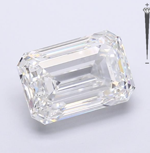 Diamante Cultivado en Laboratorio con Certificación IGI, Corte Esmeralda de 5.05 CT, Color F, Claridad VVS1, Modelo CVD 1 LG 771629816, ROYAL GEMS, para Joyería - Product Image 4