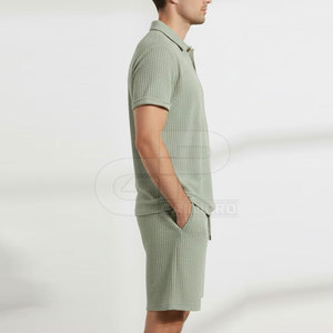 Ensemble de shorts pour hommes pour un style de vie actif, respirant, confortable, coupe flexible, adapté pour la salle de sport, la course à pied, l'entraînement et les tenues décontractées - Product Image 5