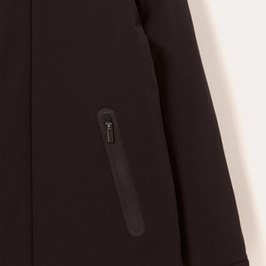 Veste d'hiver unisexe Vhinner durable, imperméable, coupe-vent, 100% polyester, parka avec doublure thermique écologique, fermeture éclair, imprimé - Product Image 3