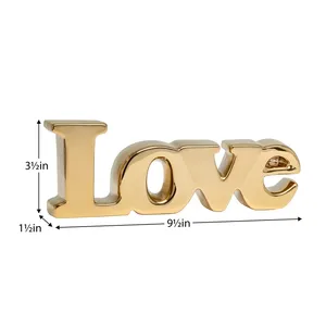 Escultura de Hierro Fundido Hecha a Mano por Diseñadores, Arte Rectangular Chapado en Oro para el Día de San Valentín - ZAHID EXPORTS Decoración de Lujo para Sala de Estar - Product Image 2