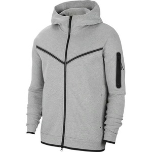 Sudadera con capucha y cremallera completa para hombre, con logo personalizado, de algodón bicolor, forro polar sólido, sudaderas con capucha y sudaderas para hombre - Product Image 1