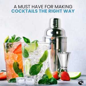 Juego de Barra de Metal Clásico Personalizado de Calidad Premium, Acero Inoxidable Ecológico y Duradero, Coctelera, Vertedor, Jigger y Vasos - Product Image 4